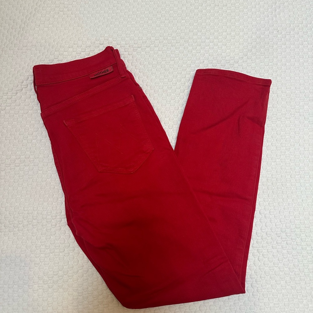 Mother Red Jeans